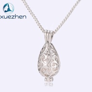 Fashion Women   Sterling Silver oysters Pendant Necklace Akoya Heart Pearl Necklace
