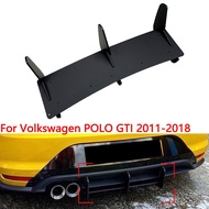 Car Rear Bumper Diffuser Lip Bumper Spoiler Splitter For VW Polo GTI 2011-2018 MK5 6R 6C 2/4 Door Ma