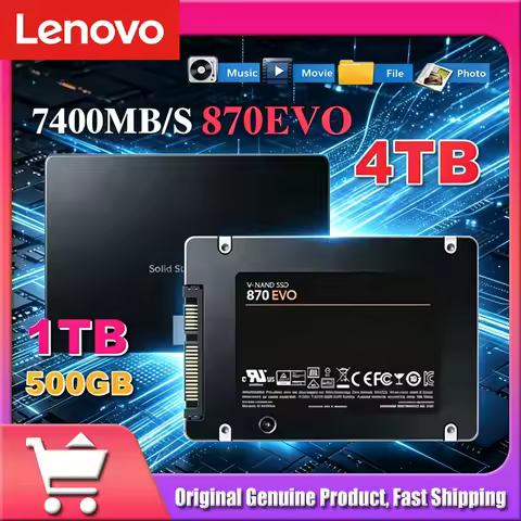 Lenovo Solid State Disk SSD 870 EVO 1TB2TB4TB Internal HDD Hard Drive Sata3 2.5 Inch For Laptop Micr