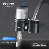 SR99. ECOCO Ceramic Filter Water Tap Purifier for Home Kitchen Sink with Dual Water Outlet Easy to W