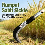 Rumput Sabit Sickle Sickle weed Buah outdoor removal Adventure harvesting 60cm long heavy duty