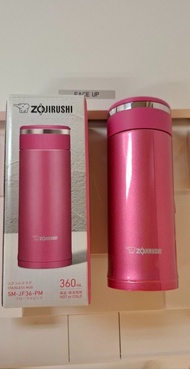 象印 Zojirushi 保溫杯 360ml 粉紅色💓 不銹鋼 可拆中栓易清洗 4cm大開口 全新香港行貨