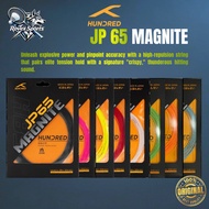 【HUNDRED】JP65 MAGNITE Badminton String 0.65mm High Repulsion Hitting Sound Control Durability