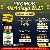 PROMO HARI RAYA 2025 SACHA INCHI OIL ANNUR OMEGA 3 6 9- O R I 1 0 0 % FOR BODY CARE