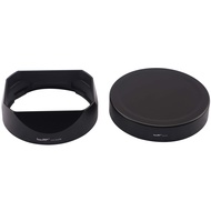 Square Metal Lens Hood for Fujifilm XF 23mm F1.4 R, Fuji XF 56mm F1.2 R and Fujinon XF 56mm F1.2 R A