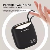 PINENG PN830/PN836 (10000MAH/20000MAH) POWERBANK TYPE C FAST CHARGING 22.5W BUILT IN CABLE PORTABLE 