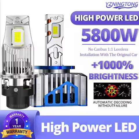 D3S LED Headlights Bulbs for Car Canbus 5800W D1S Led Headlamp Automobiles Fog Lamp D2R D2S D4R D4S 