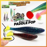 Bite Science Padde Pop 10cm 14cm Soft Plastic Haruan Toman Casting Killer Bait Soft Plastic Silencer