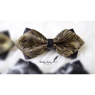 Bow tie bow tie ribbon bowtie IMPORT GOLD ZEBRA