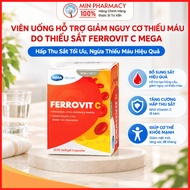 Ferrovit C Mega pills to help reduce the risk of iron deficiency anemia (Box of 30 pills)