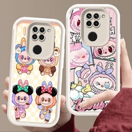 Case for Xiaomi Redmi Note 9S 8 9 Pro Max Soft White E89 LABUBU Design