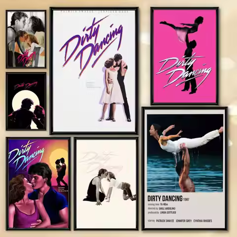 Poster HD Anime Hot Theme Singer/OST/Movie-Waterproof Self-Stick Home Decor Movie Dirty Dancing