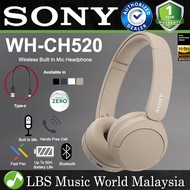 Sony WH-CH520 Wireless Bluetooth Headphone with Built In Microphone (WH CH520)