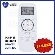 DSG hisense aircon remote control