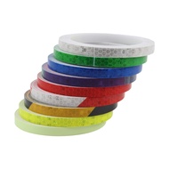 8m Reflective Tape PVC Bicycle Wheels Reflect Fluorescent Sticker Bike Reflective Sticker Strip Tape For Cycling Warning Safety