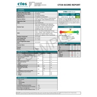 LAPORAN CTOS SYARIKAT (Company Score Report)