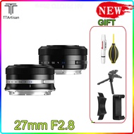 TTArtisan Auto Focus 27mm F2.8 Camera Lens For Sony E Nikon Z Mount Like Sony A7III A6300 NEX-5 A7 A6000 Like Nikon Z5 Z6 ZFC
