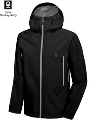 LittleDonkeyAndy เสื้อกันฝนกันน้ำสำหรับผู้ชาย Outdoor Lightweight Rain Shell Waterproof Windproof Ja