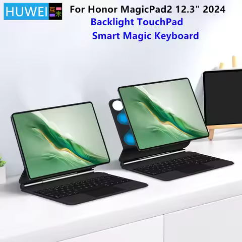 HUWEI Magic Keyboard Case for Huawei Honor MagicPad 2 2024 Tablet For Honor MagicPad 2 MagicPad2 12.