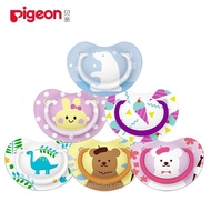 PIGEON Calming Soother Orthodontic Night Time Baby Pacifier Teethers Silicone Ultra Soft Nipple Bayi
