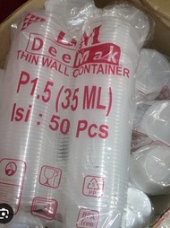 THINWALL DM 35ml SUMO 25 mlisi 50 set Sauce Cup