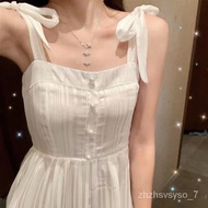 ⭐Free Shipping⭐White Sexy Strapless Lace-up Suspender Jumpsuit Women's Summer2023Korean Style Loose Waist Wide Leg Suspe