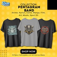 BAND T-SHIRT STAR STANIC T-SHIRT/ PENTAGRAM T-SHIRT/