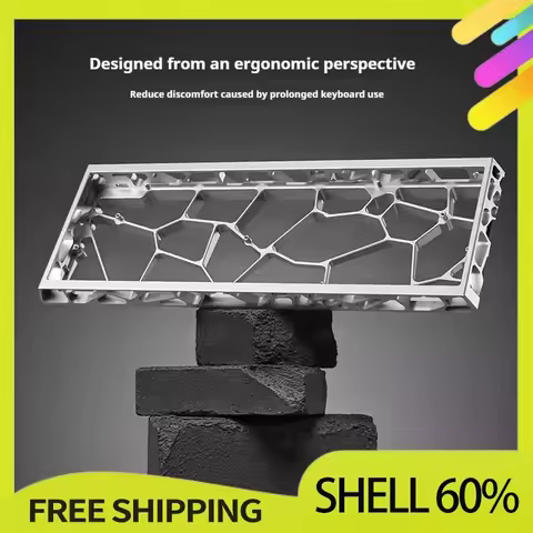 Holy60 Wooting 60he Gh60 Aluminum Keyboard Case Shell 60% Keys Layouts For Mad 60he Raven61 Aula Win