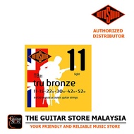 Rotosound TB11 Tru Bronze 80/20 Bronze Acoustic Guitar Strings (11-52) TB 11
