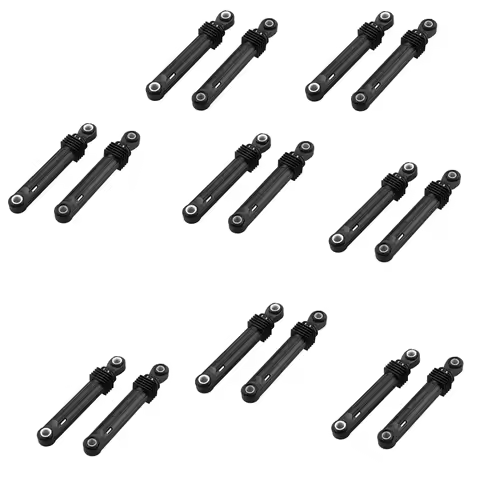 A99G-16 Pcs 100N For Washing Machine Shock Absorber Washer Front Load Part Black Plastic Shell Home 