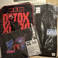 包順豐 ONE OK ROCK DETOX JAPAN TOUR 2025 毛巾 袋 短袖tee t shirt size M