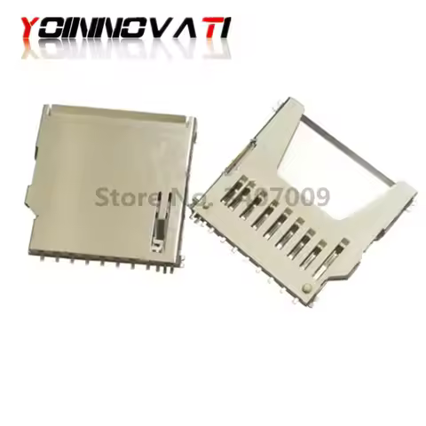 10PCS/lot SD memory card holder Card slot 11P SD long body socket Without self-elastic SD card holde