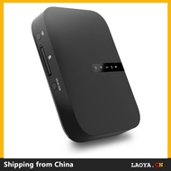NewQ Filehub AC750 Travel Router: Portable Hard Drive SD Card Reader & Mini WiFi Range Extender for 