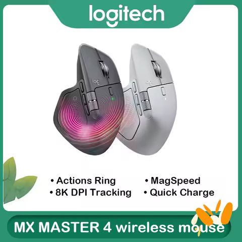 Logitech MX Master 4 Wireless Mouse Multi PC Connect MagSpeed Scroll Darkfield Glass Ergonomic 70Day