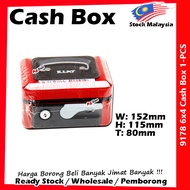 Cash Box Metal Cash Storage Box With Key Lock #Cash #Box #Lock #Metal #KEY