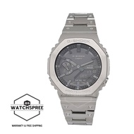 [Watchspree] Casio G-Shock GM-B2100 Lineup Full Metal Case Bluetooth® Tough Solar Stainless Steel Band Watch GMB2100D-1A GM-B2100D-1A