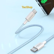 Pisen Dual Type-C cable (Type-C to Type-C) supports 3A 60W fast charging - (DM-TC02-1000) genuine 1M