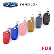 AD.ซองหนังใส่กุญแจรีโมทรถยนต์  FORD รุ่น EVEREST 2018 รหัส FD8 ระบุสีทางช่องแชทได้เลยนะครับ