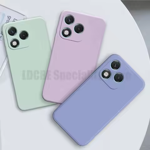 For Honor 400 Lite Case For Honor 400 Lite Cover Original TPU Luxury Shockproof Liquid Silicone Prot
