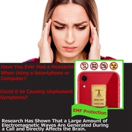 6Pcs Emf Protection Cell Phone Sticker Anti Radiation Protector Sticker Emf Blocker for Phones Lapto