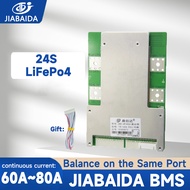 JIABAIDA BMS  4S 12V 3S 8S 16S 17S 20S 24S Lifepo4 Battery 84V 60A 80A Continuous Current JBD BMS