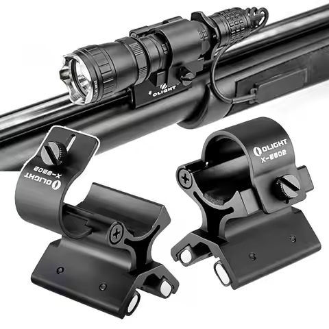Tactical Magnetic Flashlight Mount for Olight X-WM02 Magnet Strong X Holder Led Scout Light Lanterna