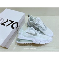 ️ NIKE AIR MAX 270 REACT White Gray Silver Melting Snow CV1632-100