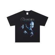 100% Cotton Ghost Horse Elf Retro Animation Hip Hop Printed Movie Short Sleeve Summer Printed T-Shir