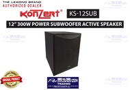 Konzert KS-12SUB 12 inch 300W Active Speaker Powered Subwoofer KS12SUB (1 PC PER ORDER)