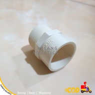 [25mm] SDL 3/ Pvc External Thread Socket 4" x 25mm 3/ Outer Thread Socket 4x25mm Aquarium | SDL Aqua