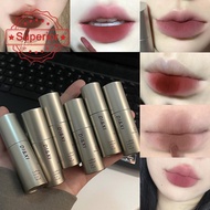 【cod】round Tube Lip Glaze Matte Velvet White Lip Mud Natural And Versatile For Girls I6a8