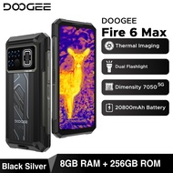 DOOGEE Fire 6 Max 5G Rugged Phone Dimensity 7050 Thermal Imaging 6.72” Dual Flashlight 20800mAh Batt