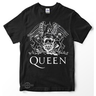 T-Shirt Printed With QUEEN bohemian rhapsody Logo Vintage Style Oversized Black