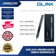 GLINK 28-In-1 Precision Electric Cordless Screwdriver Set – TL14BK (Rechargeable Battery / Type-C Ch